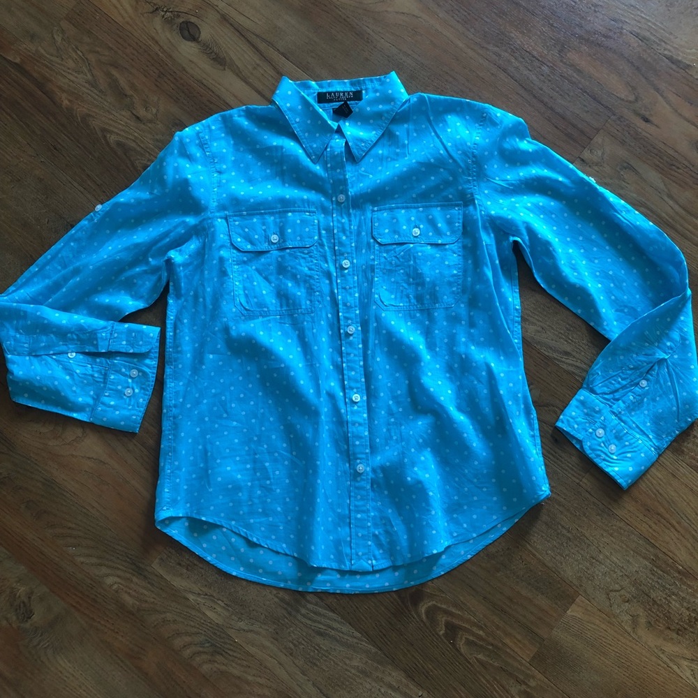 Lauren Ralph Lauren Button Down Shirt Sz. PM